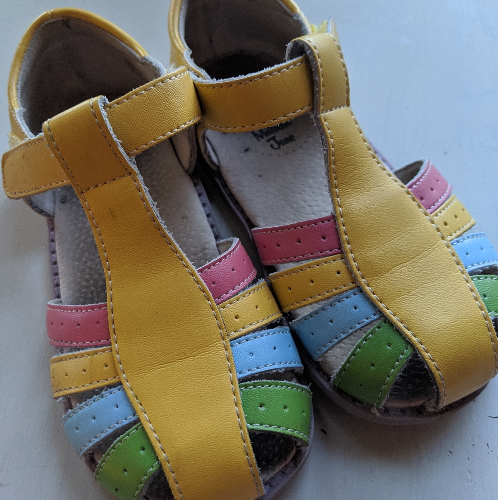 Livie and Luca rainbow sandals